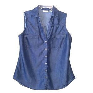 Sleeveless Demin top